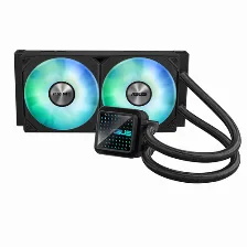 Enfriamiento Liquido_ Asus Prime Lc 240 Argb 2 X 12 Cm, 2200 Rpm, Negro
